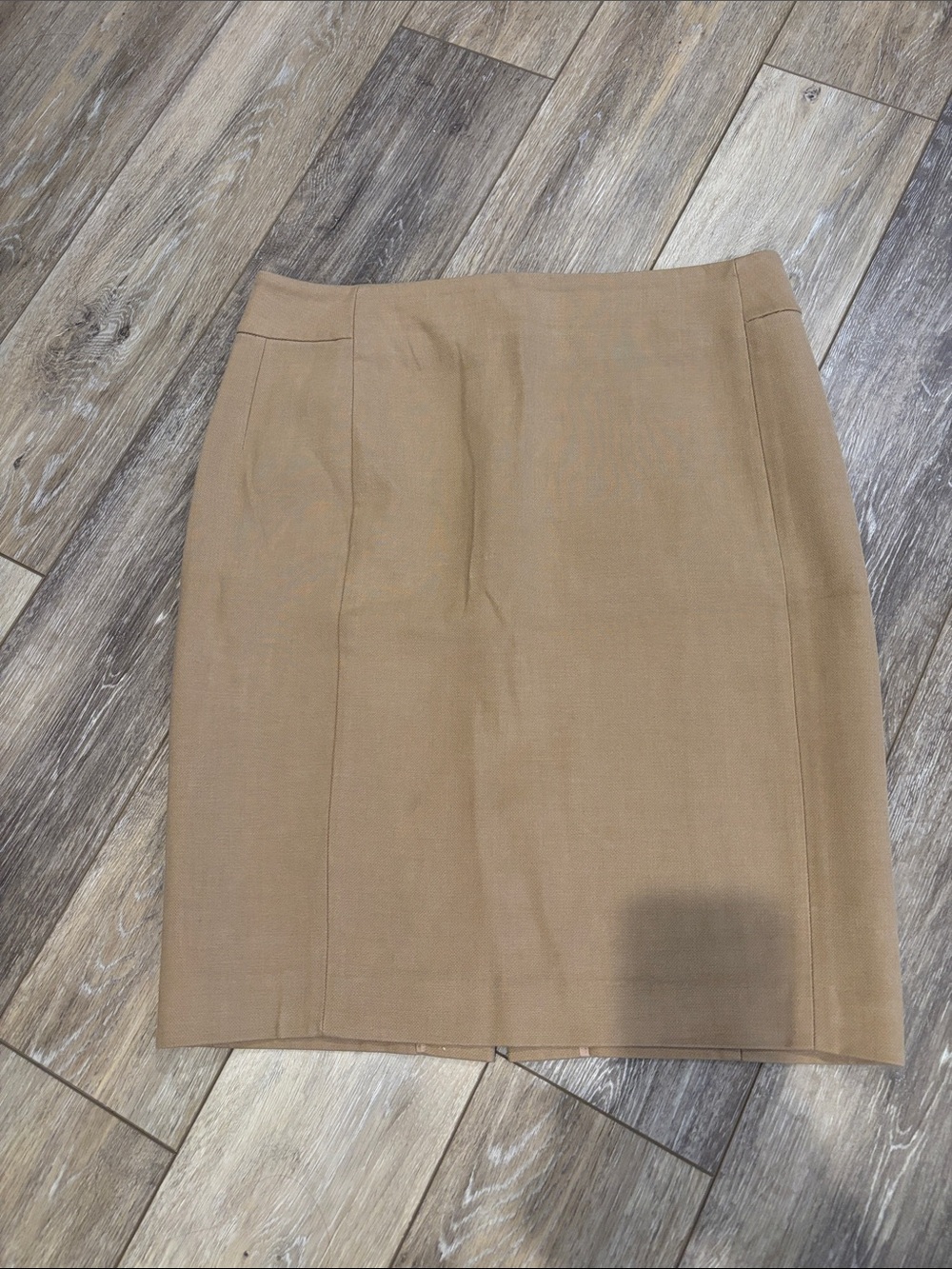 LOFT Tan Pencil Skirt - Sleek Tailored Design